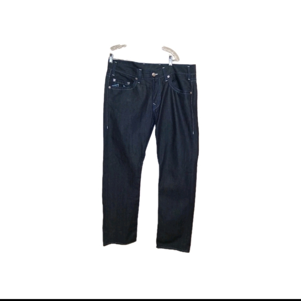 Men's True Religion Slim Blue Jeans Sz 38/33